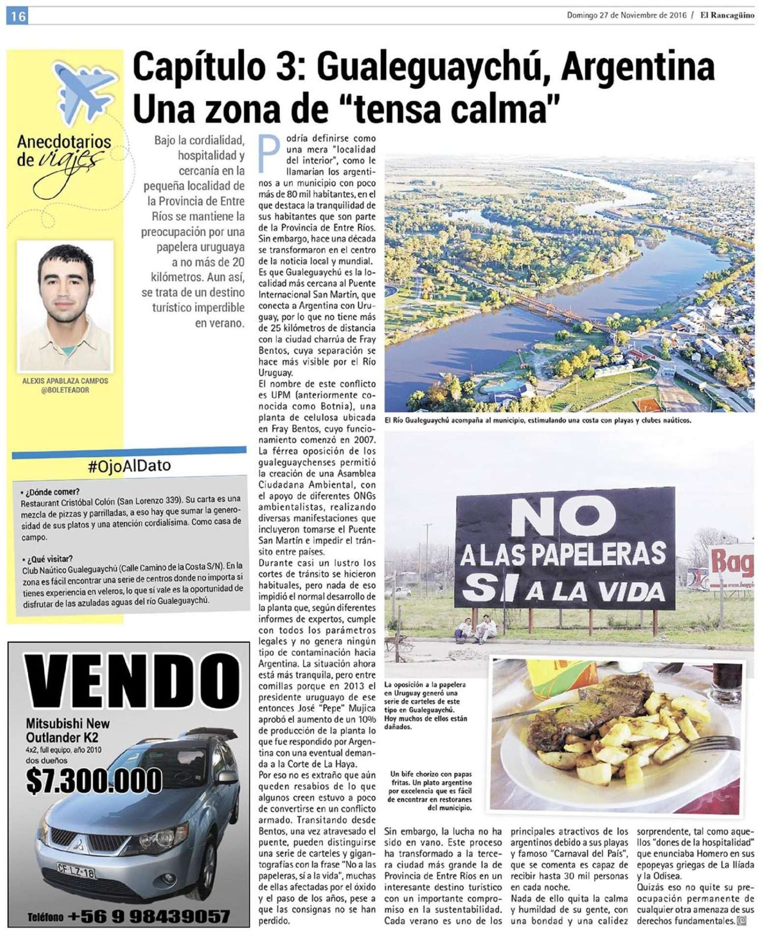 Anecdotarios de Viajes / Gualeguaychú, Argentina