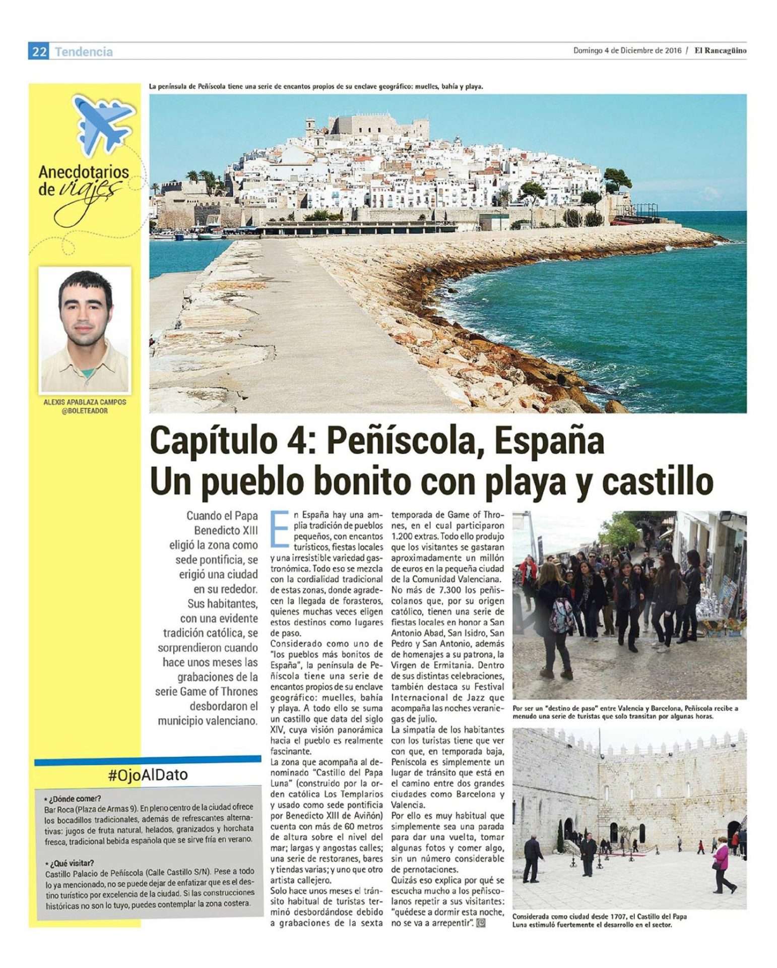 Anecdotarios de Viajes / Peñíscola, España