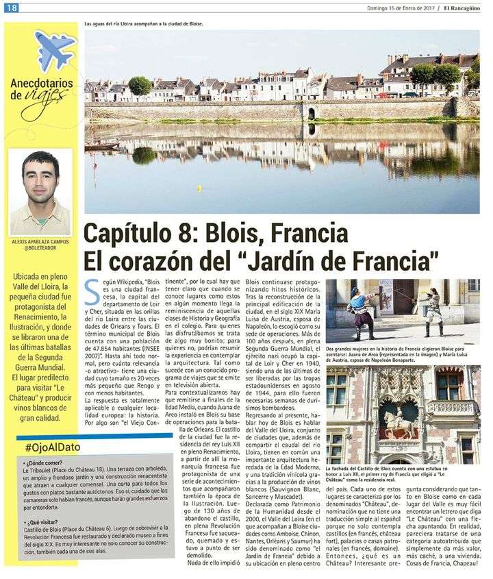 Anecdotarios de Viajes / Blois, Francia