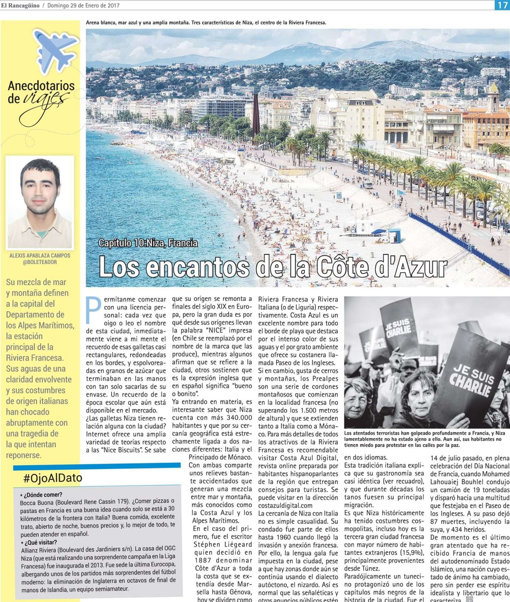 Anecdotarios de Viajes / Niza, Francia