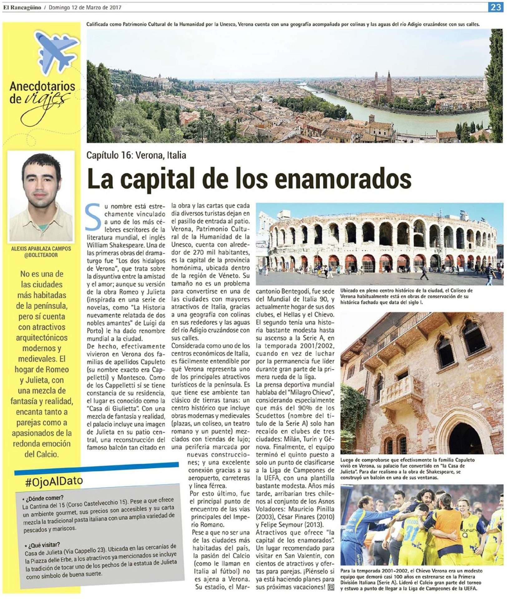 Anecdotarios de Viajes / Verona, Italia