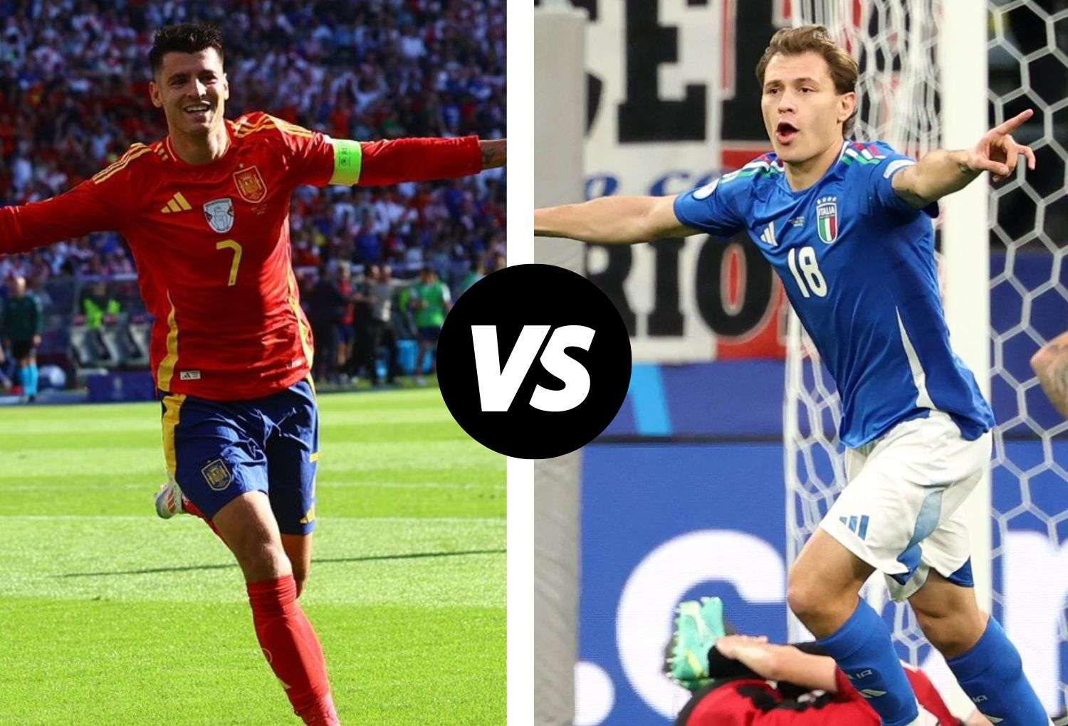España vs Italia