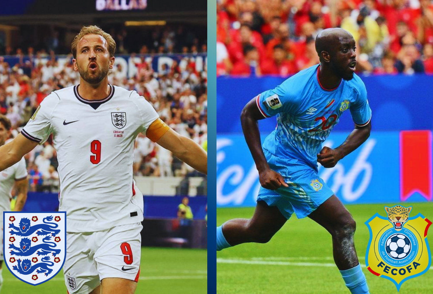 Inglaterra vs RD Congo