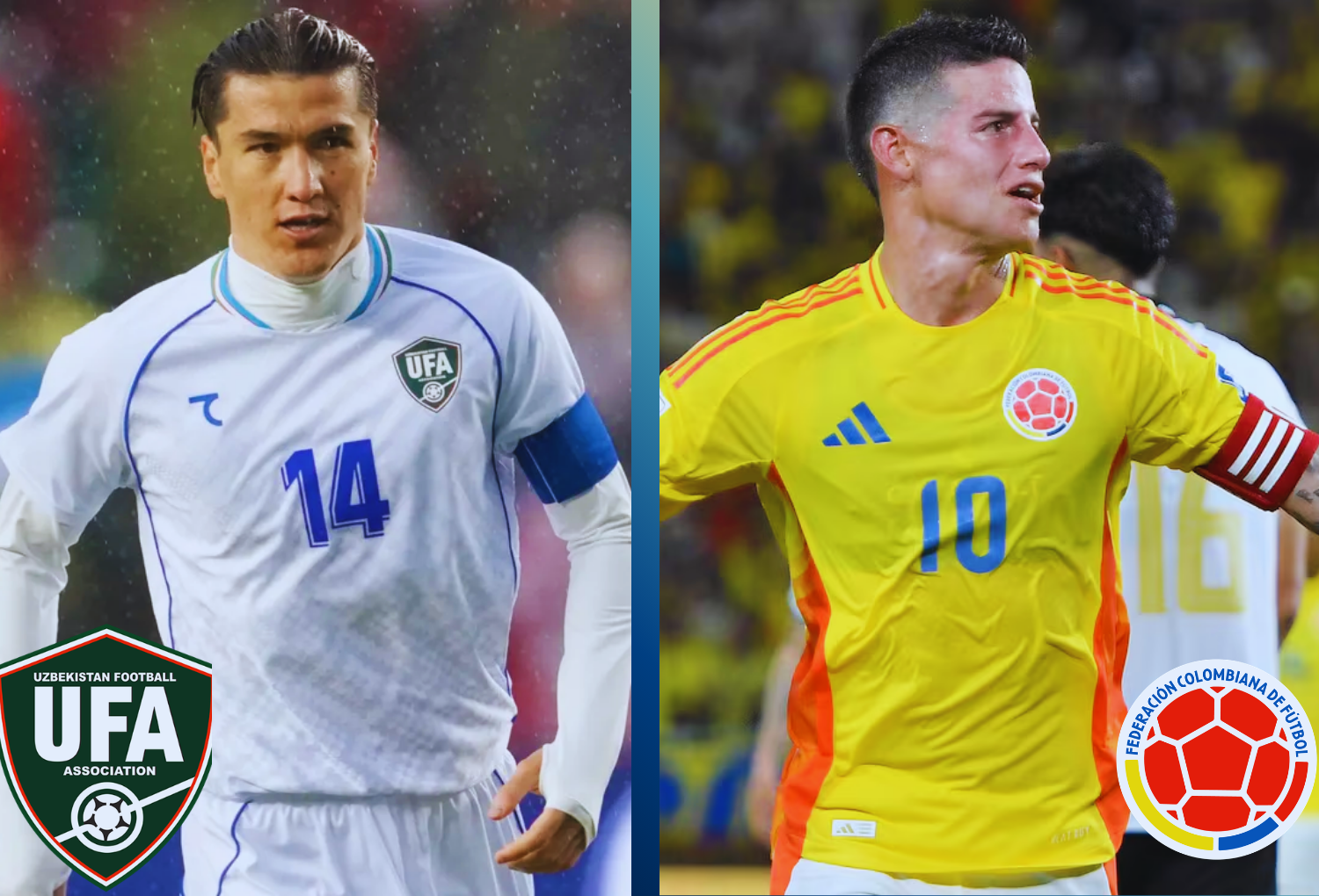 Uzbekistán vs Colombia