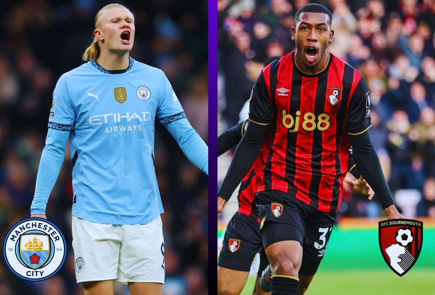 Manchester City vs Bournemouth