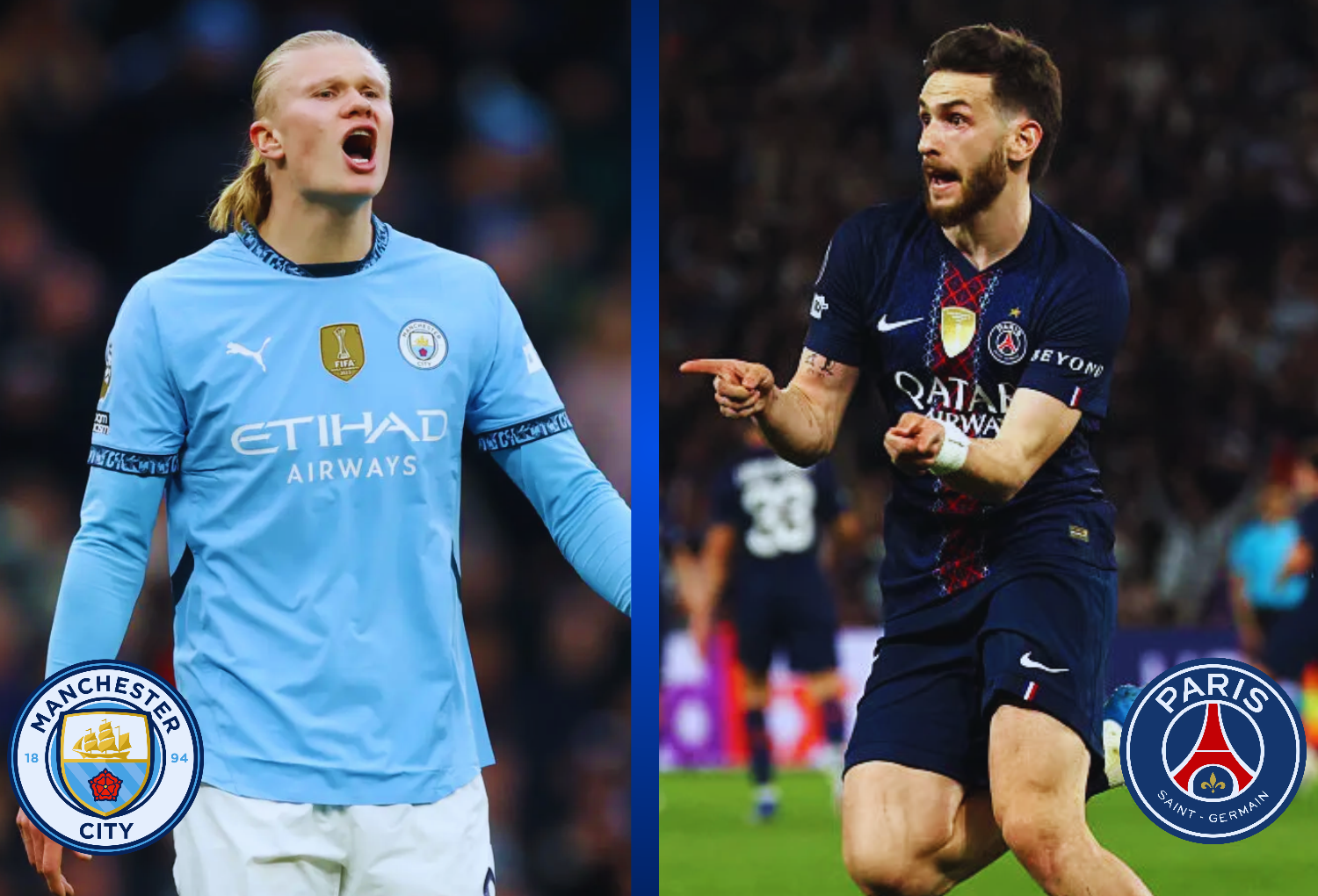 Manchester City vs PSG